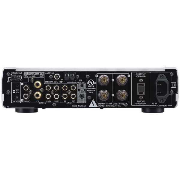 Denon DRA-CX3 Amplificador tamaño mini, 2x 150W .Entrada giradiscos. Man