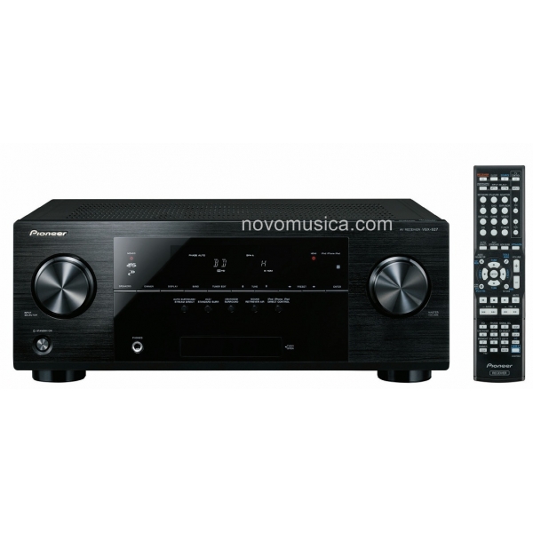 Receptor AV Pioneer VSX-527 de 5 canales x 100 Watios, 3D, 6 entradas HDMI y 1 s