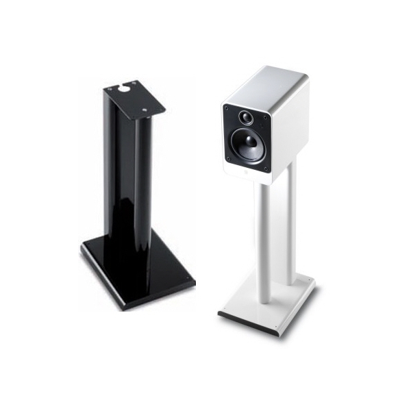 Q Acoustics 2000ST pareja de soportes de altavoz acabado brillante Negro/Blanco.