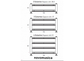 Artesania Audio Kit Audio Vídeo con baldas mueble televisión