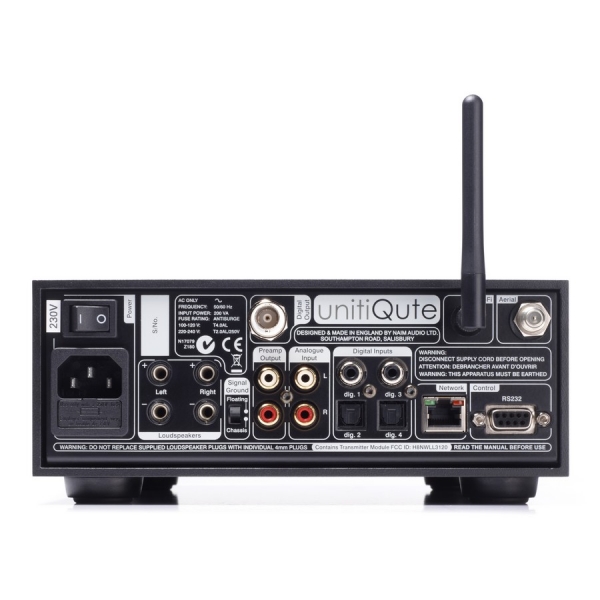 Naim UnitiQute Reproductor de audio en red. Entradas RJ45, WLAN, USB, optica, co
