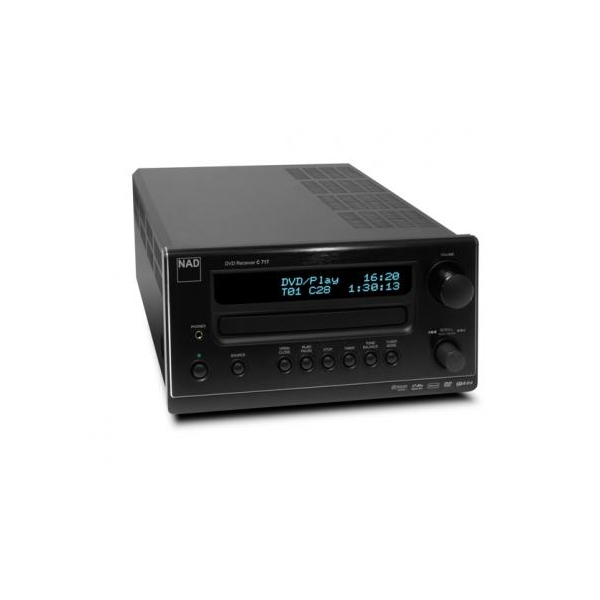 NAD C717 Mini cadena de altas prestaciones. Lector CD/DVD, radio AM/FM, USB, 2x2