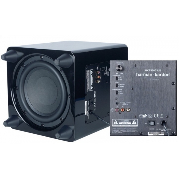 Harman Kardon HKTS 30 Conjunto cine en casa, satelites 2 vias, 8 ohmios. Subwoof