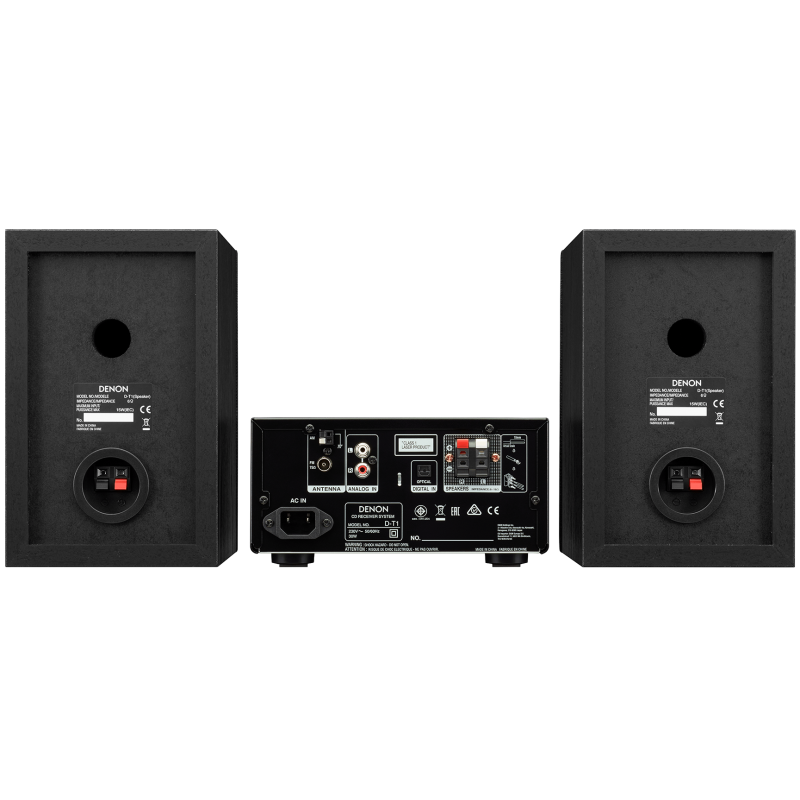 Denon D-T1 | Micro Cadena Bluetooth - Color Plata o Negro
