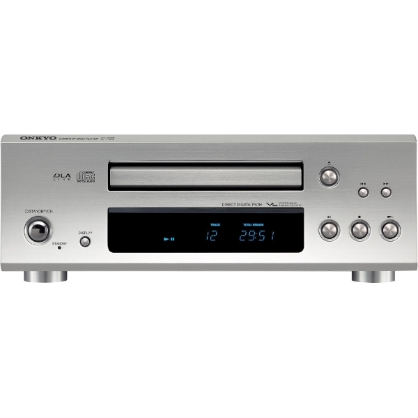 Onkyo C-733 Lector CD tamaño mini, 27 cms ancho. Mando a distancia. Salida digit