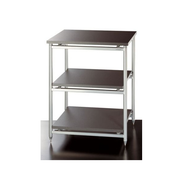 Solidsteel 5.3 mueble de audio tres estantes y altura de 71 cms