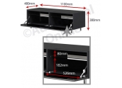 Just Racks JRL1100 mueble de television