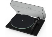 Project T1 - Tocadiscos HIFI con capsula Ortofon OM5E | Blanco - Negro - Nogal