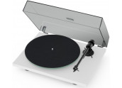 Project T1 - Tocadiscos HIFI con capsula Ortofon OM5E | Blanco - Negro - Nogal