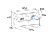 Mueble televisión Gisan PLS61