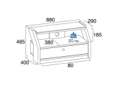 Gisan PLS50 mueble de television