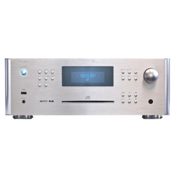 Rotel RCX-1500 Entradas RJ45, WLAN, USB, optica, coaxial. Salidas RCA. Radio DAB