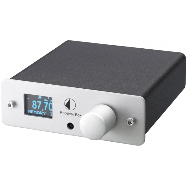 Project Receiver Box Receptor estereo tamaño MICRO. FM, 20Watios y 2 entradas lí