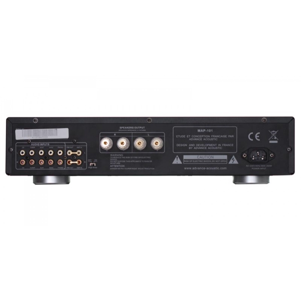 Advance Acoustic MAP101 Amplificador integrado 45 watios. Entrada de giradiscos.