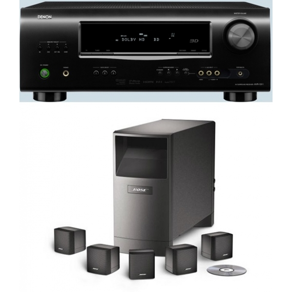 Denon AVR1311 + Bose AM6 SIII Conjunto formado por receptor de Audio Vídeo Denon Denon AVR1311 + Bose AM6 SIII Conjunto formado por receptor de Audio Vídeo Denon