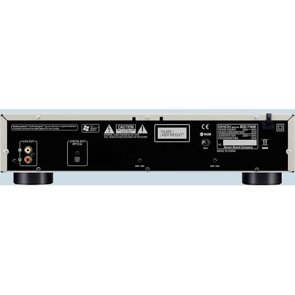 Denon DCD-710 AE Lector CD, MP3, WMA, entrada USB frontal. Mando a distancia. Pr