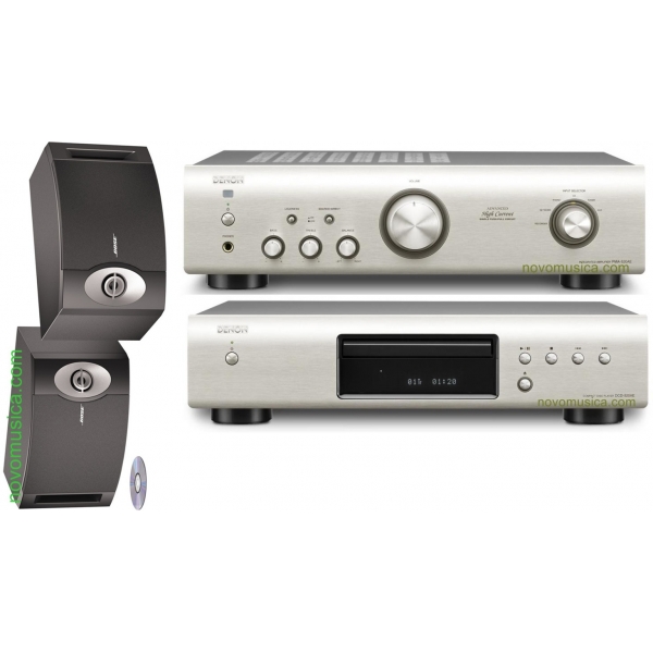 Equipo de sonido Denon DCD-520 + PMA-520 + Bose 201 SV