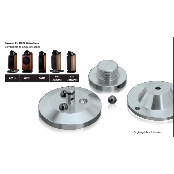 Finite Element Cerabase B&W 4 Bases anti-resonantes para Bowers Wilkins serie 80