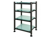 Mueble Artesania Audio Mesa FIJA 4 estantes con baldas
