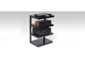 Norstone Esse HIFI mueble equipo sonido de 4 estantes. Altura 86 cms. Cristales 