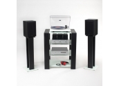 Norstone Kubben Mueble para HIFI de 4 estantes. Altura 76cms