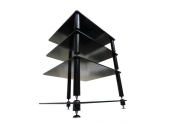 Norstone Bergen II mueble equipo de sonido HIFI 4 estantes