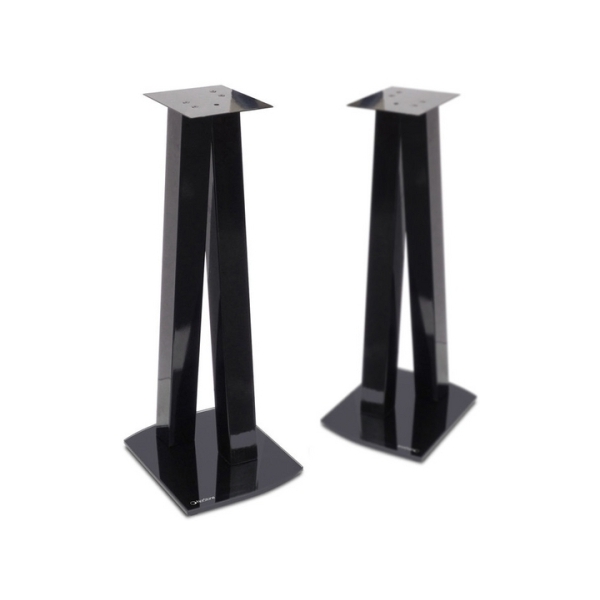 Norstone Walk Stand soportes de altavoz en acabado negro brillo y 77 cms de altu