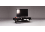 Norstone Lunde Mueble televisión lacado en negro con 134 cms de ancho