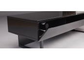 Norstone Lunde Mueble televisión lacado en negro con 134 cms de ancho