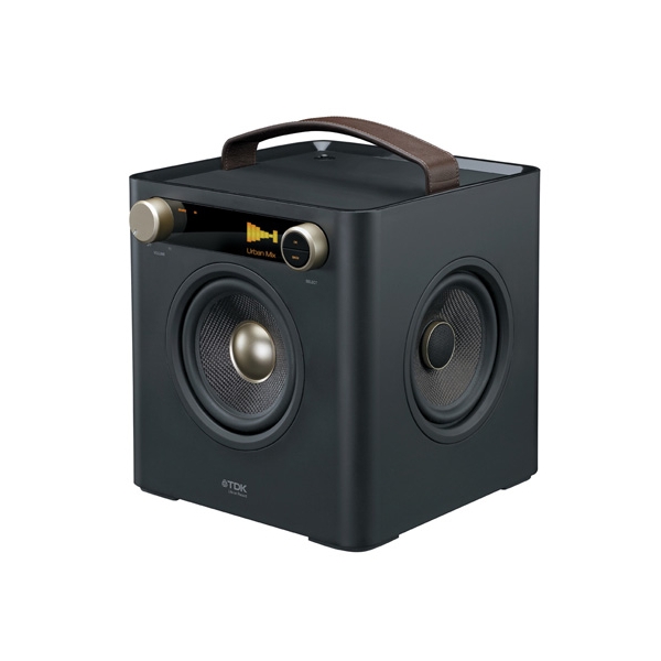 TDK SoundCube sistema de sonido portátil con radio FM, entrada USB-iPod, auxilia