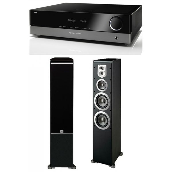 Harman Kardon HK980 + JBL ES80 conjunto formado por amplificador estéreo de 80W 