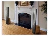 Martin Logan Theos altavoces híbridos (panel electroestático + woofer de 6,5 pul
