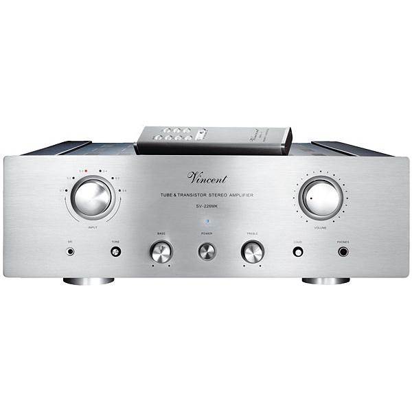Vincent SV-226 MKII amplificador híbrido de 2 x 100W a 8Ohmios, 4 entradas de lí