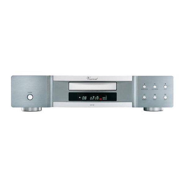 Vincent CD-S4 Circuitería a transistores con DAC a 24 bits/96KHz
