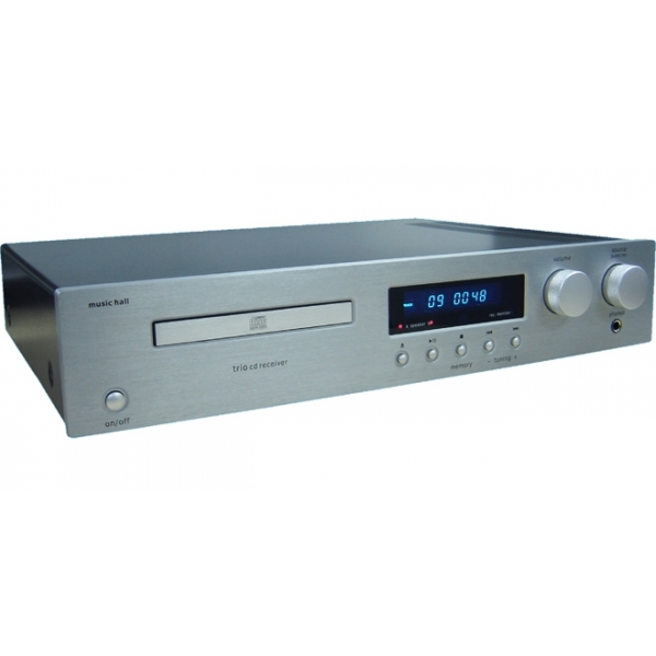 Music Hall trio2.0 Sistema integrado 2x50Watios, radio FM, lector de CDs y entra