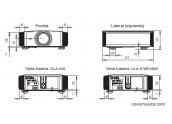 Proyector 3D JVC DLA-X90 compatible 3D, resolución 4K (3840 x 2160), contraste 1