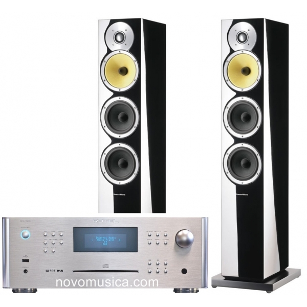 Equipo de sonido Rotel RCX-1500 + B&W CM8