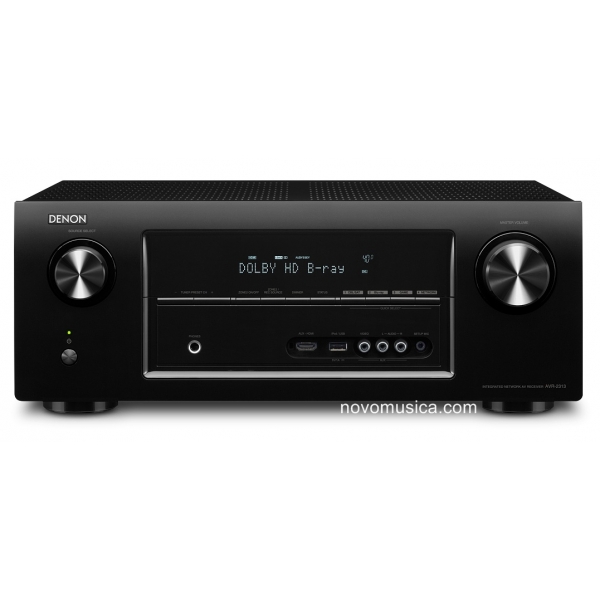 Receptor AV Denon AVR-2313 7 canales 105 Watios 2 HDMI out Airplay Android 4K