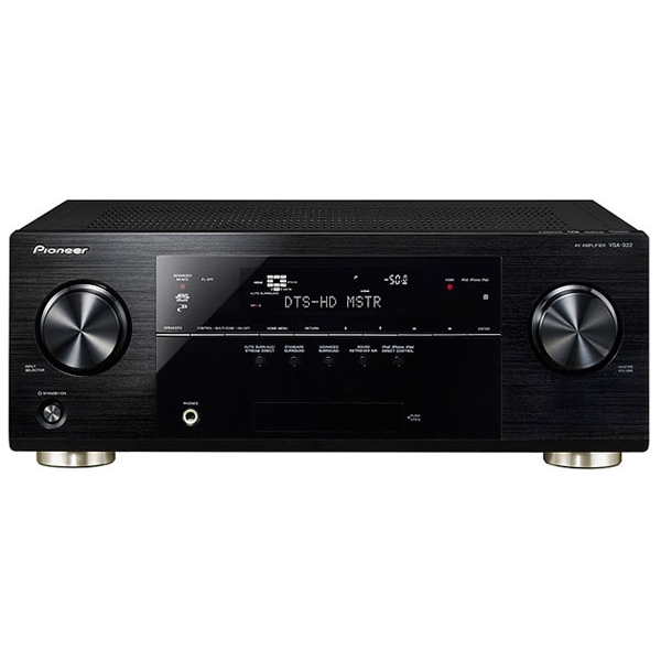Receptor AV Pioneer VSX-922 7 canales x 80Watios, 6 entradas HDMI y 1 salida, DL