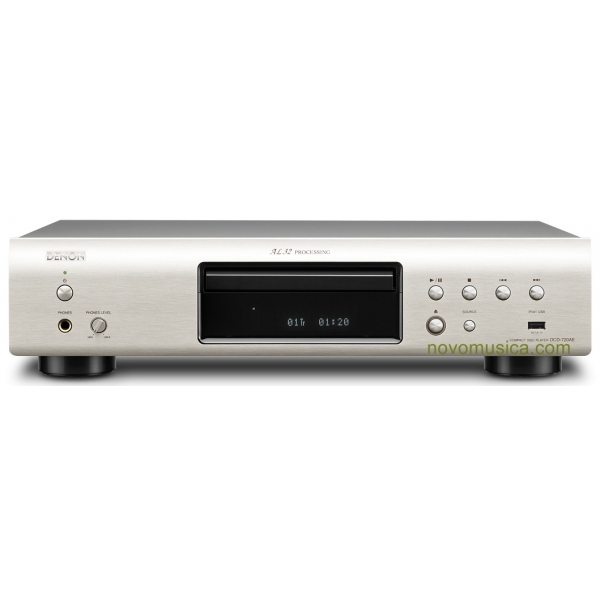 Lector de Compact Disc Denon DCD-720AE DAC interno 24/192, reloj de cuarzo, entr