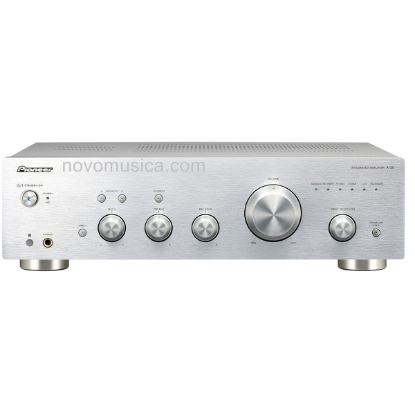 Amplificador Pioneer A-30 estéreo A30 de 70 Watios y 6 entradas, incluido phono,