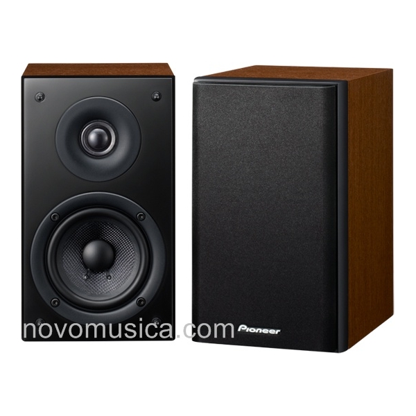 Altavoces Pioneer S-CN301 de estantería, diseño dos vías, cono fibra de vídrio.