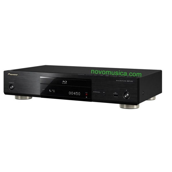 Blu-Ray Pioneer BDP-450 Lector de BluRay con 2 salidas HDMI, procesador Qdeo, WI