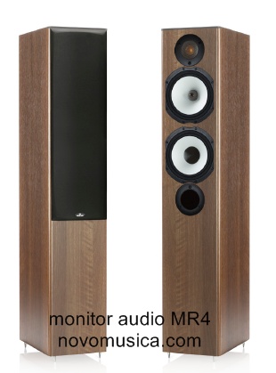 monitor audio mr4 altavoces de suelo columnas